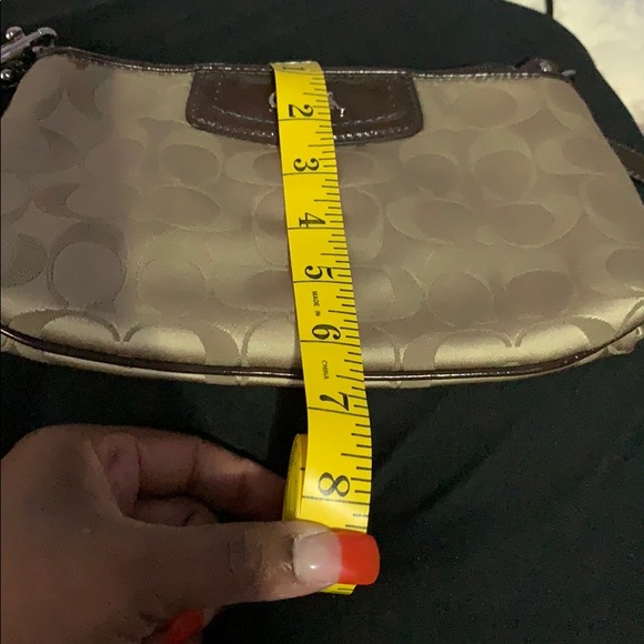 Once used Coach wallet wristlet - Picture 5 of 8